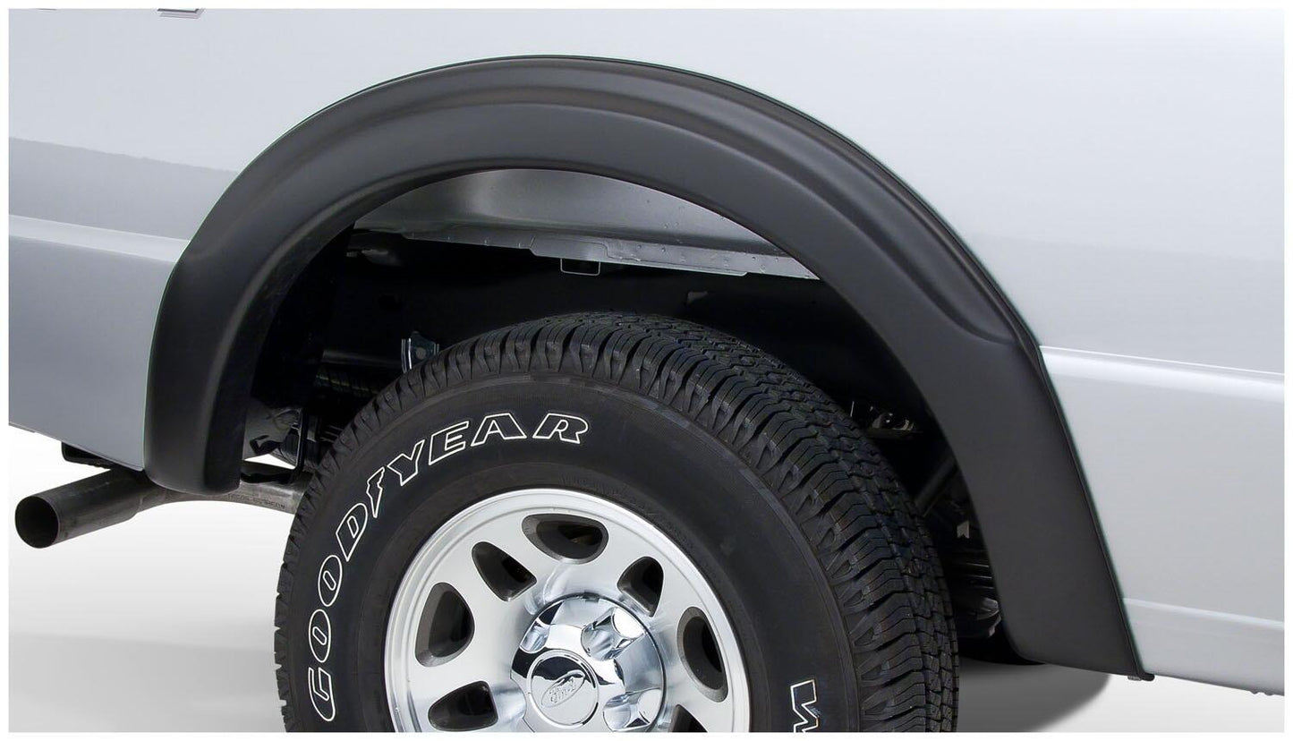 Black OE Style Smooth Finish 4-Piece Fender Flare Set For 1993-2011 Ford Ranger (Excludes FX4) Bushwacker-1