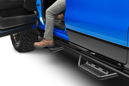 Nerf Step RS Bar Cab Length (2 Steps per Side) 2019-2025 (New Body Style) Ram 1500 Crew Cab Textured Black NFab-3