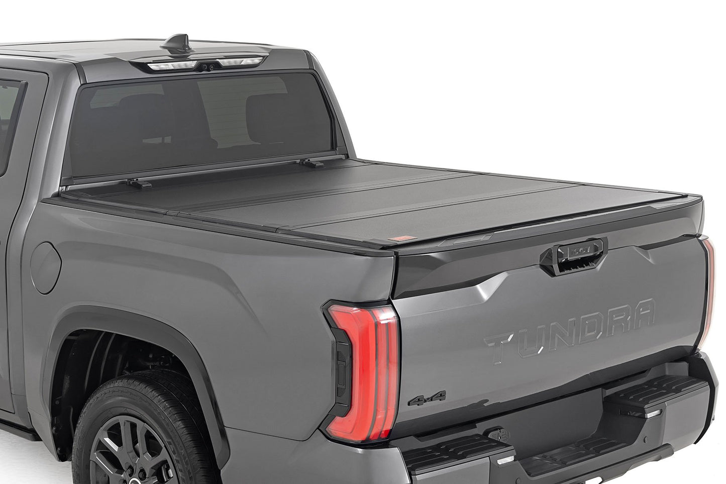 Hard Tri-Fold Flip Up Bed Cover | 5'7" | Toyota Tundra 2WD/4WD (2022-2025) Rough Country