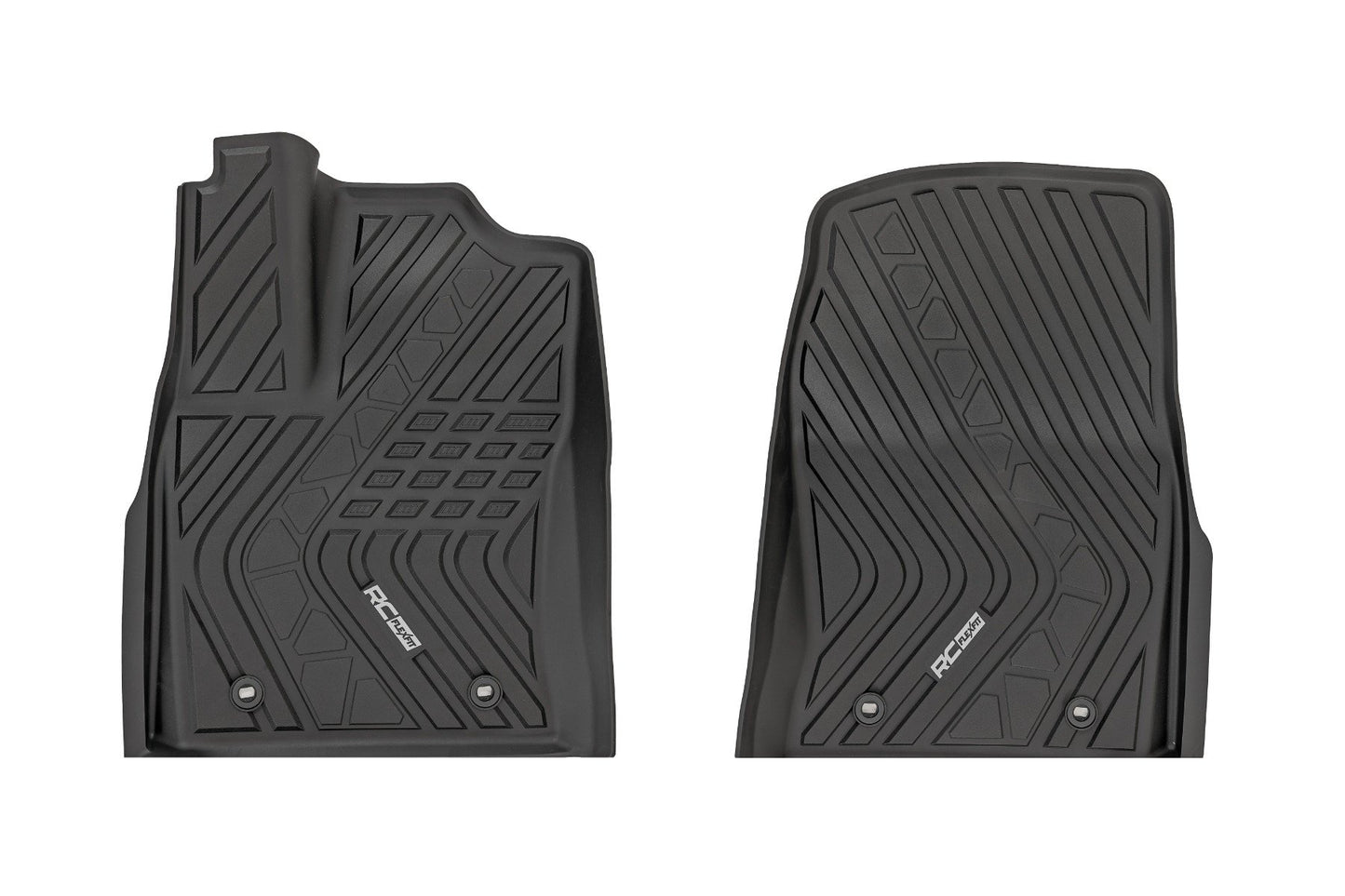 Flex-Fit Floor Mats | FR | CrewMax | Toyota Tundra 2WD/4WD (2022-2024) Rough Country