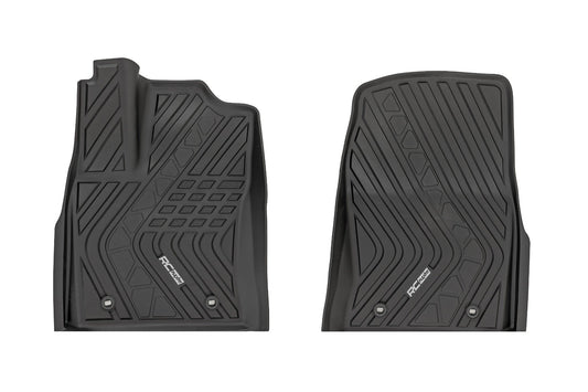 Flex-Fit Floor Mats | FR | CrewMax | Toyota Tundra 2WD/4WD (2022-2024) Rough Country