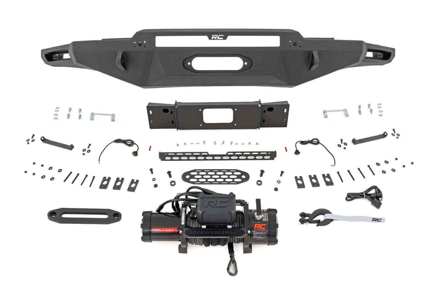 Hybrid Front Bumper | 12000S | Toyota Tundra 2WD/4WD (2022-2025) Rough Country