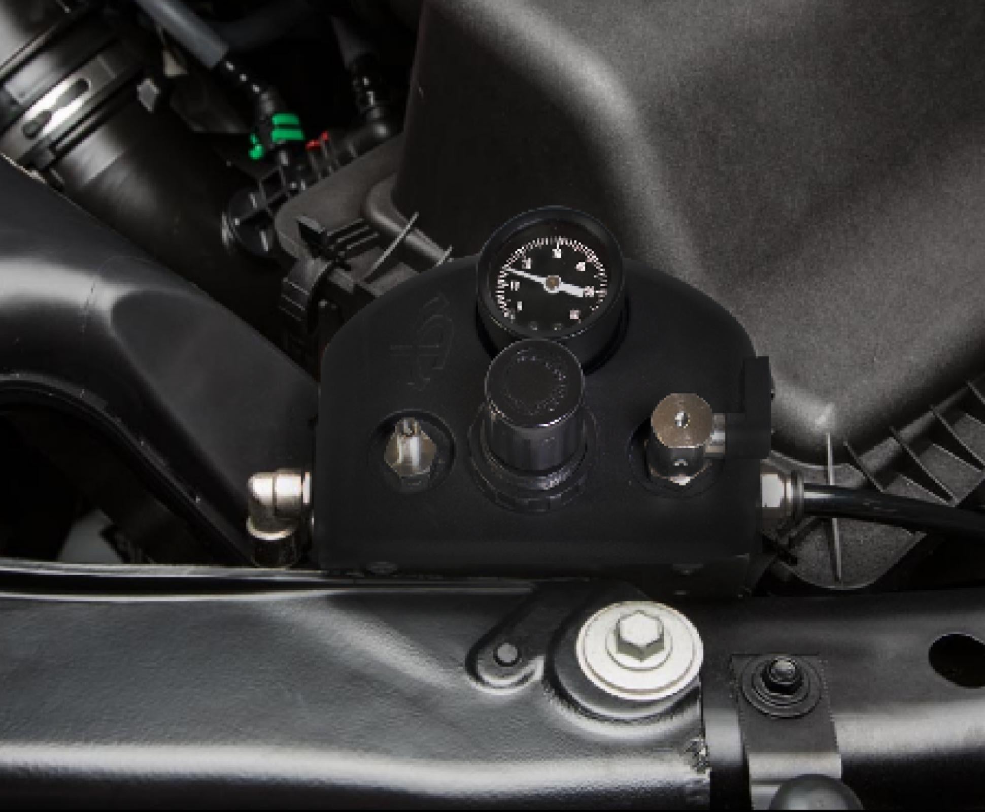 4 Tire Inflation System Ford Raptor Engine Bay W/Engine Mount With Box Fittings Hoses and Storage Bag Black Up Down Air-7