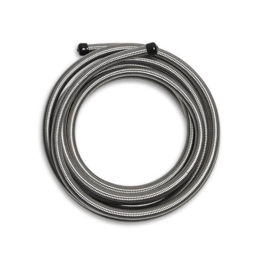 Stainless Steel Braided Hose 6 AN 20 Feet Stainless Braided AN Hose Mr Gasket