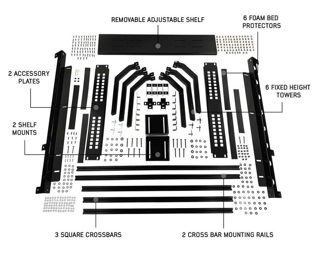 Overland Vehicle Systems Discovery Rack - Perfect Tacoma Bed Rack Solution Overland Vehicle Systems