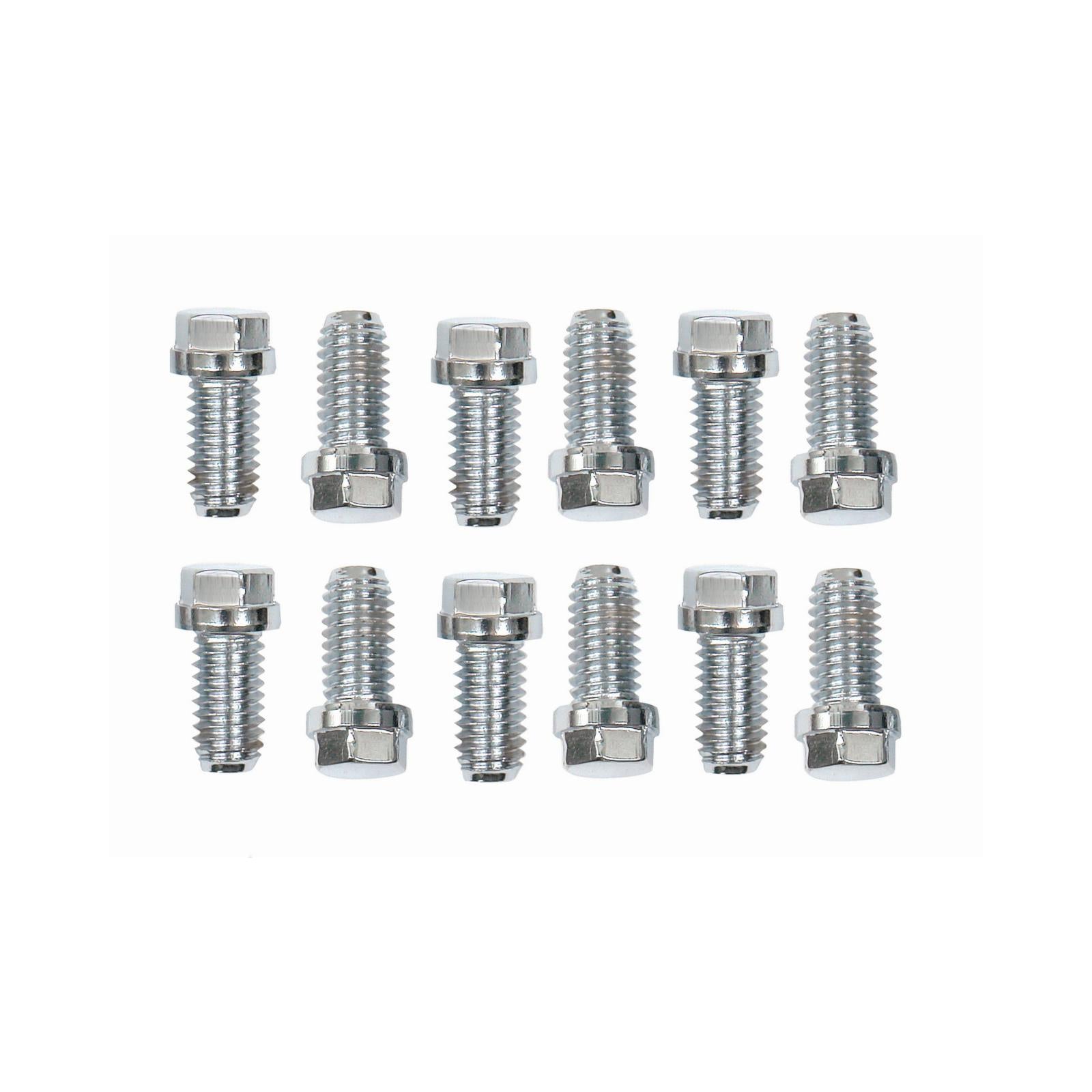 Stainless Steel Header Bolts Fits AMC 290-401, Chevrolet Small Block 262-400, Chrysler 383-440 except Hemi, Pontiac 326-455, Oldsmobile 330-455 Mr Gasket