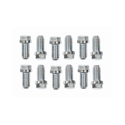 Stainless Steel Header Bolts Fits AMC 290-401, Chevrolet Small Block 262-400, Chrysler 383-440 except Hemi, Pontiac 326-455, Oldsmobile 330-455 Mr Gasket