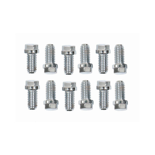 Stainless Steel Header Bolts Fits AMC 290-401, Chevrolet Small Block 262-400, Chrysler 383-440 except Hemi, Pontiac 326-455, Oldsmobile 330-455 Mr Gasket