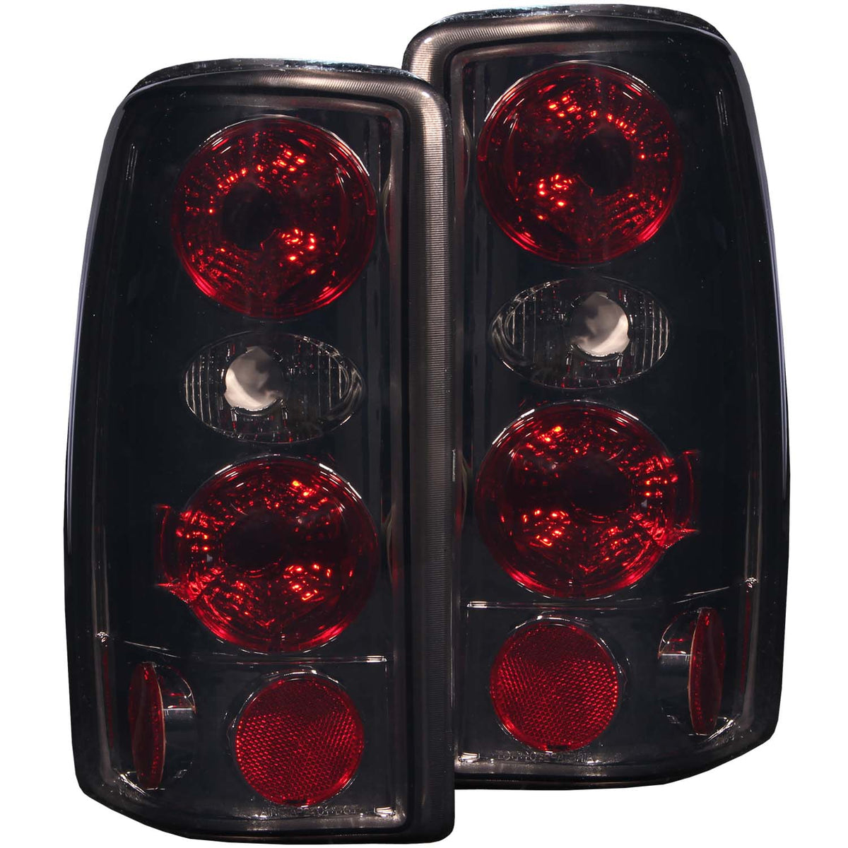 Tail Light Set Smoke Lens Pair Does Not Fit Barn Door Models Chevrolet Suburban 1500/2500/Tahoe 2000-2006, GMC Yukon/XL 1500/XL 2500 2000-2006 AnzoUSA