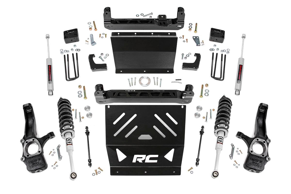 Rough Country 4 Inch Suspension Lift Kit Lifted Struts 15-22 Canyon/Colorado 2WD/4WD Rough Country