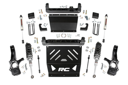Rough Country 4.0 Inch GM Suspension Lift Kit Lifted Struts and V2 Shocks For 15-21 Canyon/Colorado 2WD/4WD Rough Country
