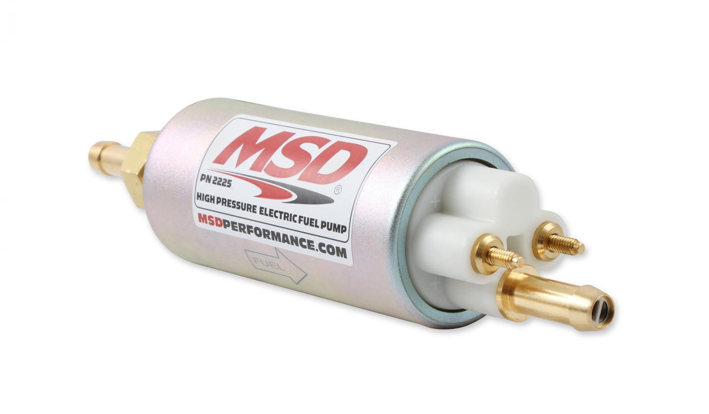 High Pressure Electric Fuel Pump Multiport EFI Systems Require A Stable Fuel Supply To Maintain Best Performance Throughout The Engine's Rpm Range MSD Ignition-6