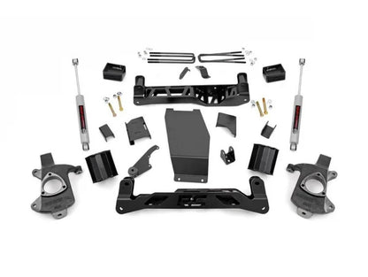 5 Inch Suspension Lift Kit w/N3 14-18 Silverado/Sierra 1500 4WD Rough Country-1