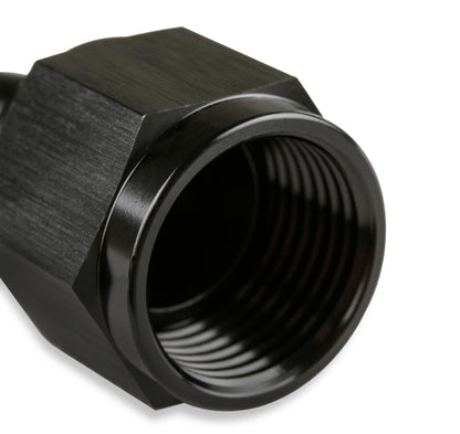 Swivel Hose End -6 AN 45 Degree Swivel Hose End Black Black Satin Anodized Finish Mr Gasket-2