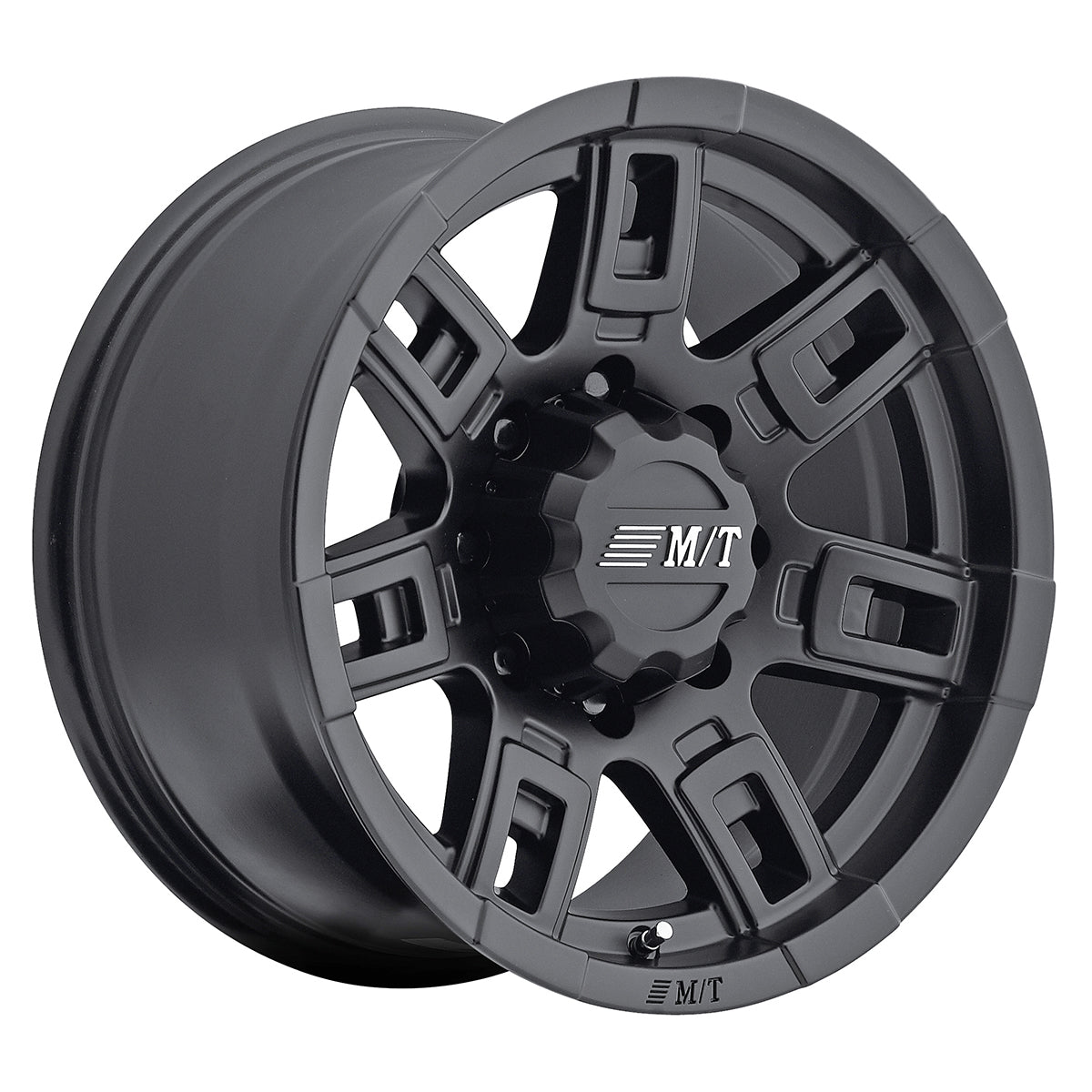 Sidebiter II Wheel 15X10 3.625 x 5X4.50 Hub Bore 3.209 Satin Black Mickey Thompson