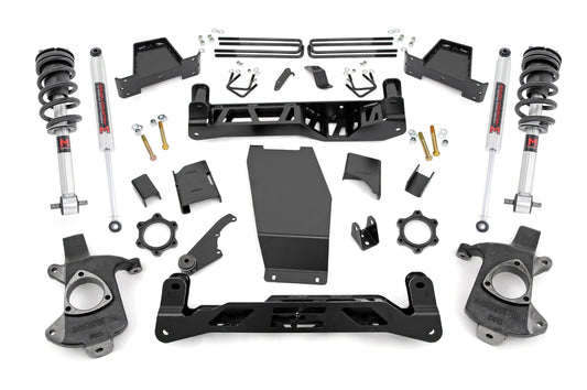6 Inch Lift Kit Cast Steel M1 Struts/M1 Silverado/Sierra 1500 (14-18 & Classic) Rough Country