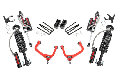 3.5 Inch Lift Kit Vertex Red GMC Sierra 1500 2WD/4WD (2019-2025) Rough Country