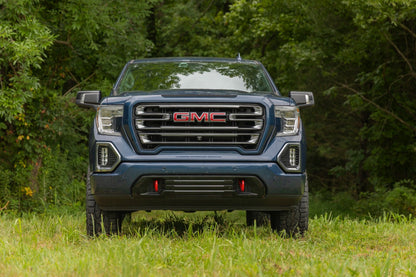 3.5 Inch Lift Kit Vertex/V2 Red GMC Sierra 1500 2WD/4WD (2019-2025) Rough Country-2