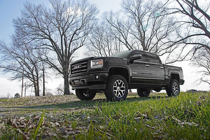 6 Inch Lift Kit Alu/Stamp Steel M1 Struts/M1 Silverado/Sierra 1500 (14-18 & Classic) Rough Country-2