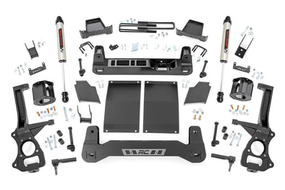 6.0 Inch Suspension Lift Kit Strut Spacers Diesel 19-20 GMC 1500 PU 4WD/2WD Rough Country-5