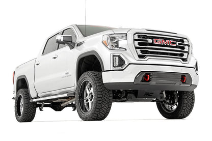 6 Inch Suspension Lift Kit Strut Spacers No Adaptive Ride Control V2 Monotube Shocks 19-20 GMC Silverado/Sierra 1500 4WD/2WD Rough Country-1