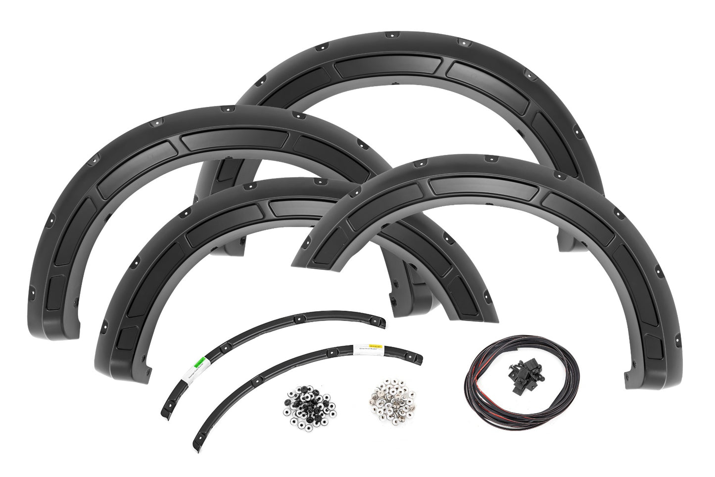 Defender Pocket Fender Flares | D1 Stone Gray | Ford F-250/F-350 Super Duty (23-24) Rough Country