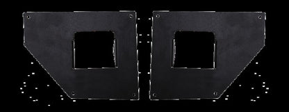 BRJ40 Light Plates for Full End Caps (3 Inch) Textured Black For 2007-2018 Jeep Wrangler JK Go Rhino