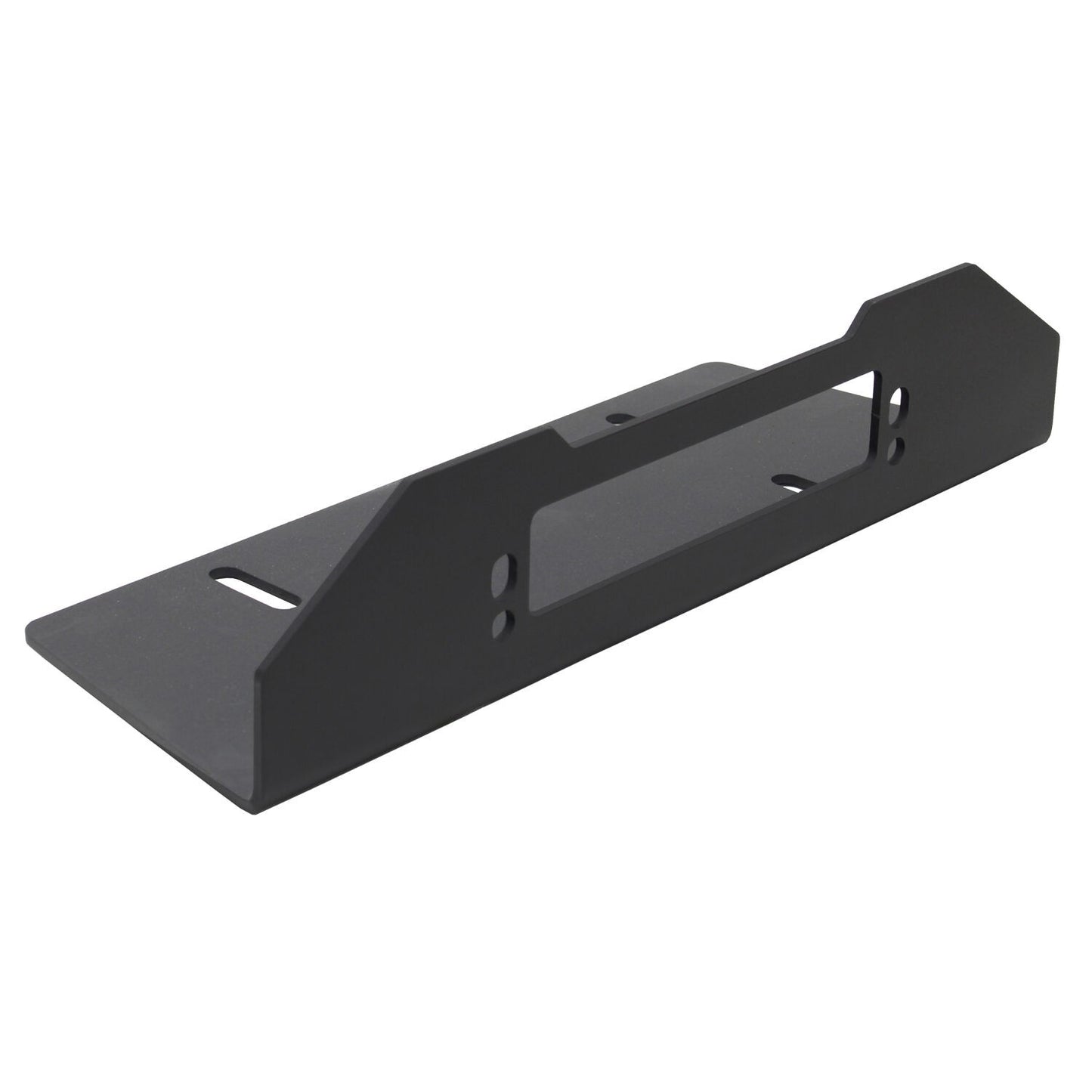 Trailline Bumper Fairlead Mount Plate Textured Black 2007-2026 Jeep Wrangler JK/JL 2020-2025 Jeep Gladiator Go Rhino-1