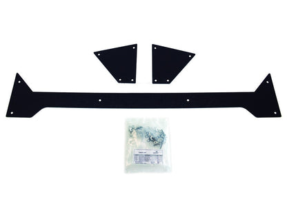 BRJ40 Full End Cap Replacement Rub Plate Kit Textured Black For 2007-2018 Jeep Wrangler JK Go Rhino