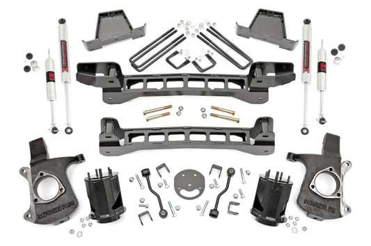 6 Inch Lift Kit M1 Shocks Silverado/Sierra 1500 2WD (99-06 & Classic) Rough Country