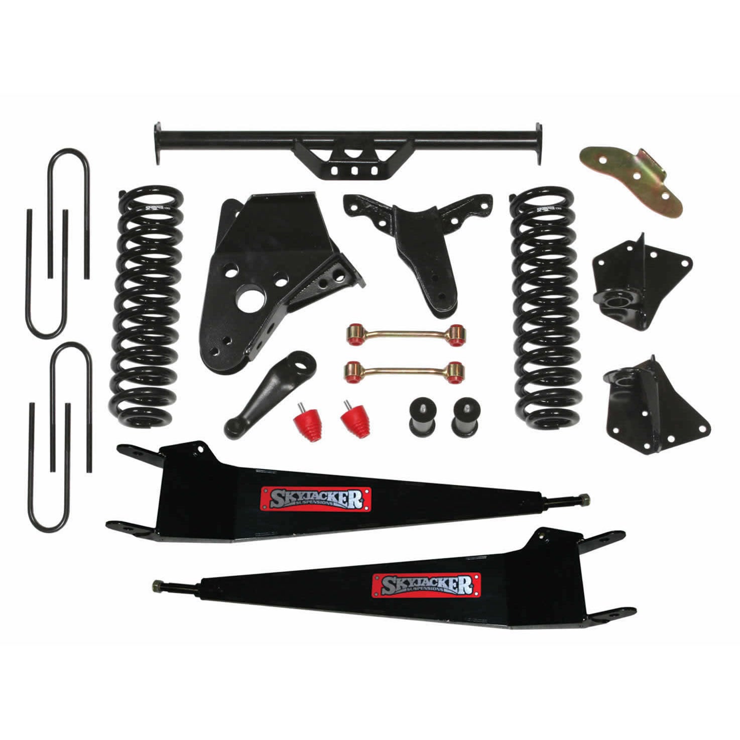 Ranger/B4000 Class II Lift Kit 4 Inch Lift 83-97 Ranger 94-97 B4000 Includes Front Coil Springs Radius Arm Brackets Pitman Arm Bump Stops Sway Bar End Links Rear U Bolt Kit/Block Skyjacker