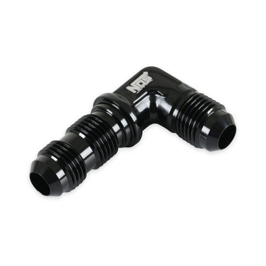 Bulkhead Fitting -6 90 Degree Black Holley Sniper EFI-1