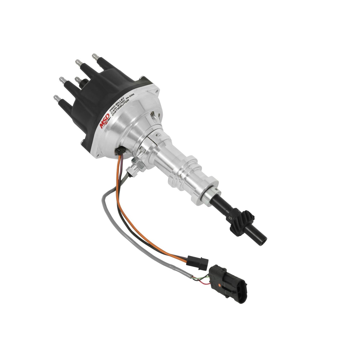 Pro-Billet Cam Sync Distributor, Ford 351W, Steel Gear Hall-Effect Sync Pickup And Includes A Steel Gear. Must Be Used With An 6, 7 Or 8-Series MSD Ignition-1
