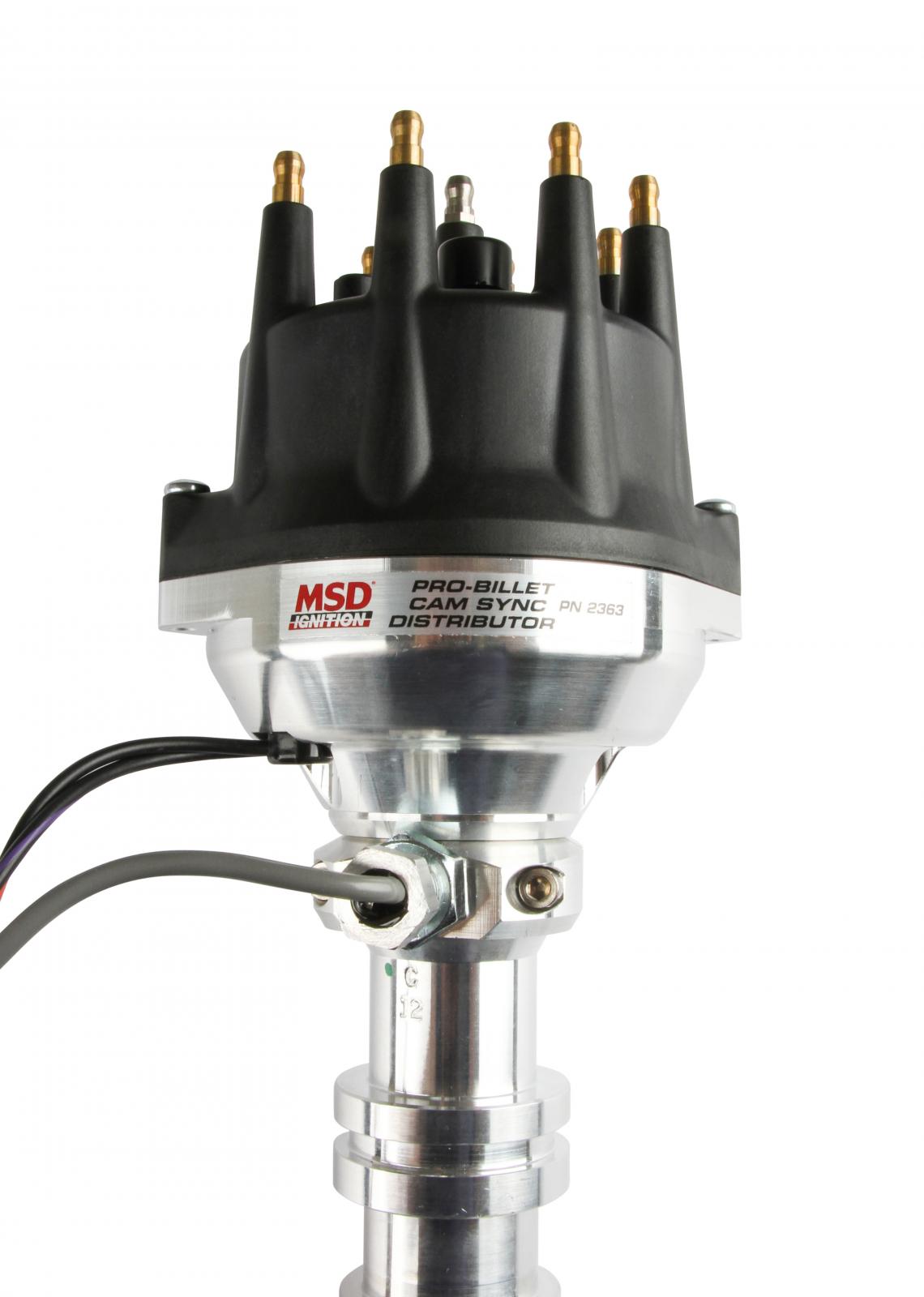 Pro-Billet Cam Sync Distributor, Ford Fe, Steel Gear Hall-Effect Sync Pickup And Includes A Steel Gear. Must Be Used With An 6, 7 Or 8-Series MSD Ignition-7