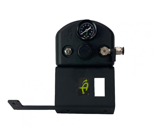 Tacoma Tire Inflator System 4 Tire For 16-25 Toyota Tacoma W/Engine Bay Mount With Box, Fittings, Hoses and Storage Bag Black Up Down Air