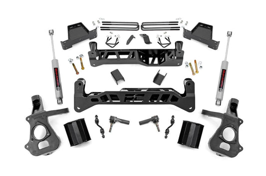 7 Inch Lift Kit Cast Steel Silverado/Sierra 1500 2WD (14-18 & Classic) Rough Country