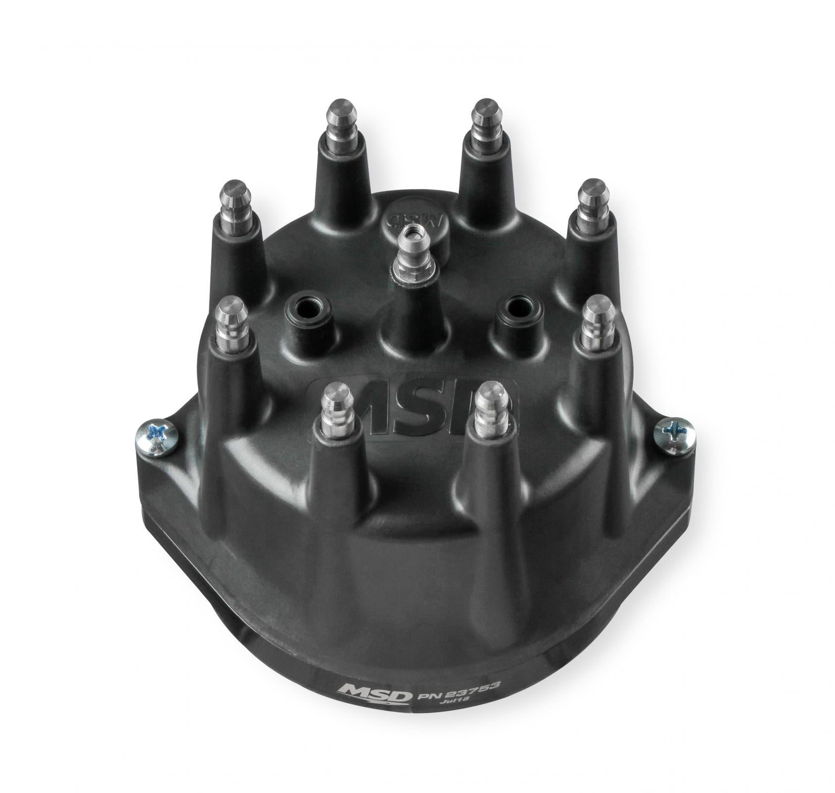 Black Chevy Small / Big Block Dual Sync Distributor Pro-Billet Dual Sync EFI Distributors Designed To Work With Holley Efi, And Other Sequential EFI Systems That Support Hall Effect Crank And Cams Sensor Inputs MSD Ignition-2