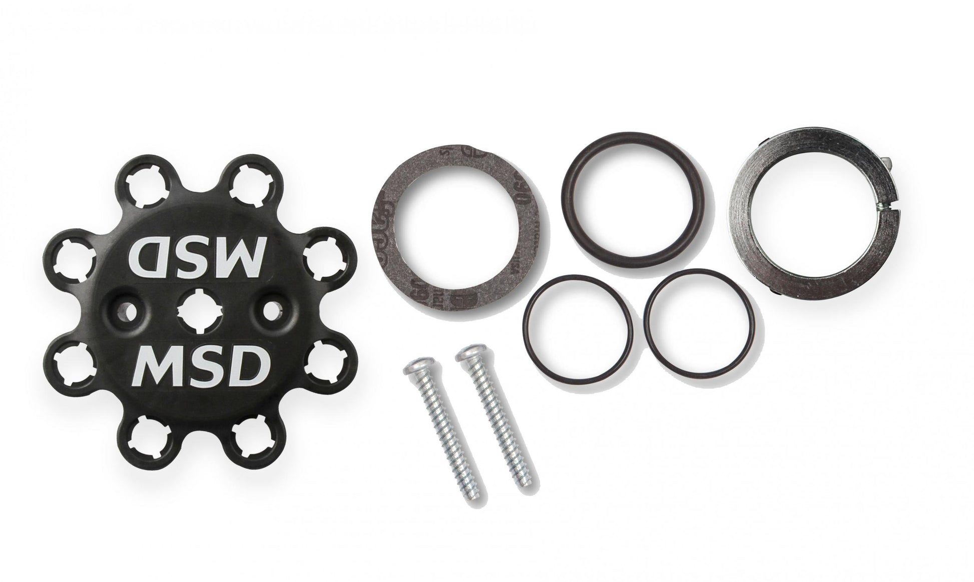 Black Chevy Tall Deck Dual Sync Distributor Pro-Billet Dual Sync EFI Distributors Designed To Work With Holley Efi, And Other Sequential EFI Systems That Support Hall Effect Crank And Cams Sensor Inputs MSD Ignition-3