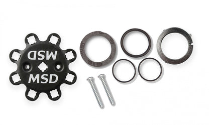 Black Chevy Tall Deck Dual Sync Distributor Pro-Billet Dual Sync EFI Distributors Designed To Work With Holley Efi, And Other Sequential EFI Systems That Support Hall Effect Crank And Cams Sensor Inputs MSD Ignition-3