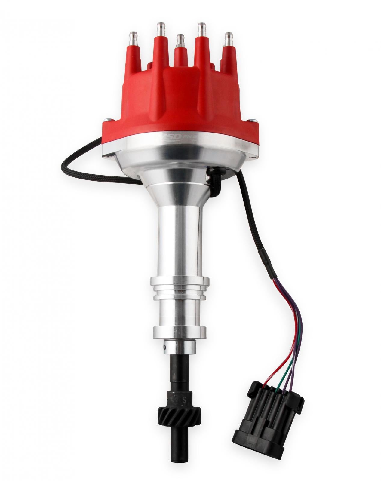 Ford 351W Dual Sync Distributor Pro-Billet Dual Sync EFI Distributors Designed To Work With Holley Efi, And Other Sequential EFI Systems That Support Hall Effect Crank And Cams Sensor Inputs MSD Ignition