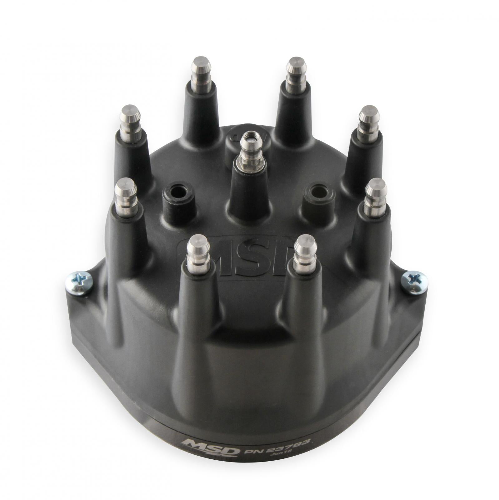 Black Ford 351C 460 Dual Sync Distributor Pro-Billet Dual Sync EFI Distributors Designed To Work With Holley Efi, And Other Sequential EFI Systems That Support Hall Effect Crank And Cams Sensor Inputs MSD Ignition-2