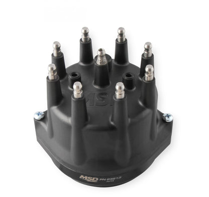 Black Chrysler 318-360 Dual Sync Distributor Pro-Billet Dual Sync EFI Distributors Designed To Work With Holley Efi, And Other Sequential EFI Systems That Support Hall Effect Crank And Cams Sensor Inputs MSD Ignition-2