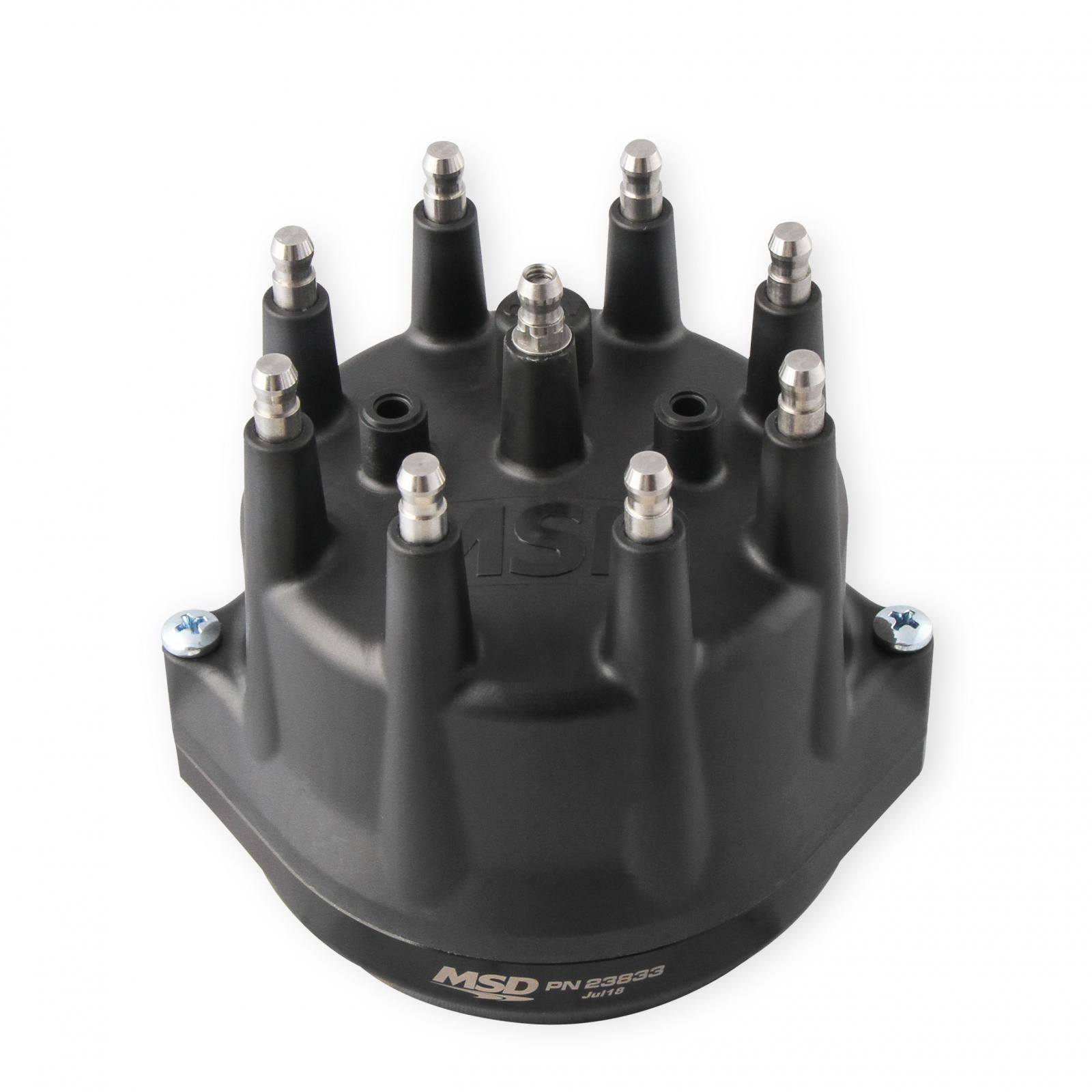 Black Chrysler 426, 440 Dual Sync Distributor Pro-Billet Dual Sync EFI Distributors Designed To Work With Holley Efi, And Other Sequential EFI Systems That Support Hall Effect Crank And Cams Sensor Inputs MSD Ignition-2