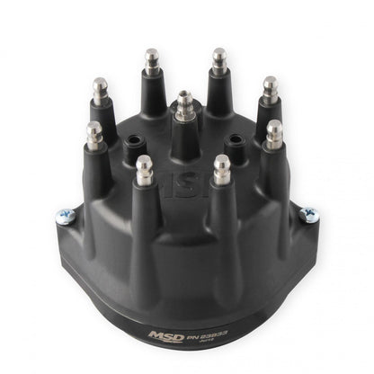 Black Chrysler 426, 440 Dual Sync Distributor Pro-Billet Dual Sync EFI Distributors Designed To Work With Holley Efi, And Other Sequential EFI Systems That Support Hall Effect Crank And Cams Sensor Inputs MSD Ignition-2