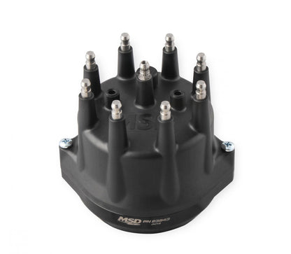 Black Pontiac V8 Dual Sync Distributor Pro-Billet Dual Sync EFI Distributors Designed To Work With Holley Efi, And Other Sequential EFI Systems That Support Hall Effect Crank And Cams Sensor Inputs MSD Ignition-2