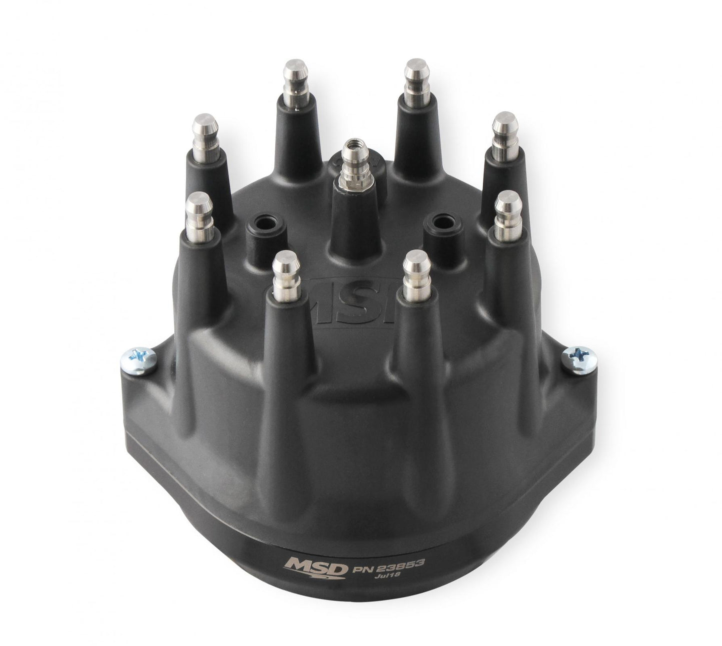 Black Oldsmobile V8 Dual Sync Distributor Pro-Billet Dual Sync EFI Distributor Fits Olds 260, 307, 330, 350, 400, 403, 425 And 455 MSD Ignition-2