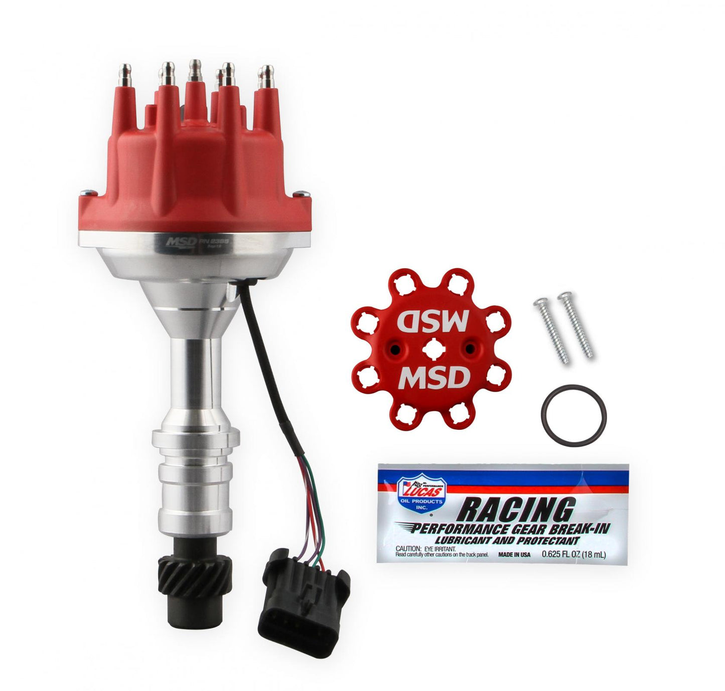 Oldsmobile V8 Dual Sync Distributor Pro-Billet Dual Sync EFI Distributor Fits Olds 260, 307, 330, 350, 400, 403, 425 And 455 MSD Ignition-1