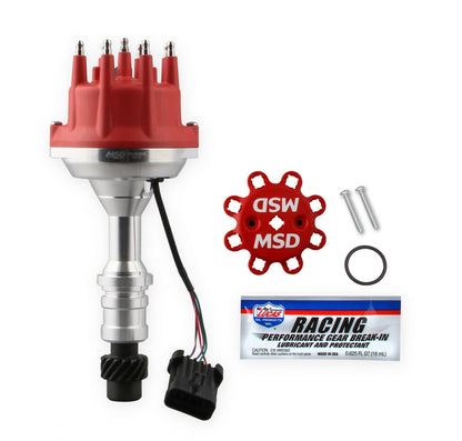Oldsmobile V8 Dual Sync Distributor Pro-Billet Dual Sync EFI Distributor Fits Olds 260, 307, 330, 350, 400, 403, 425 And 455 MSD Ignition-1