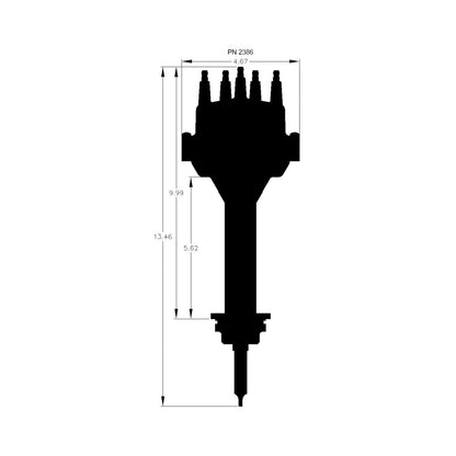 Chrysler 383, 400 Dual Snyc Distributor Pro-Billet Dual Sync EFI Distributors Designed To Work With Holley Efi, And Other Sequential EFI Systems That Support Hall Effect Crank And Cams Sensor Inputs MSD Ignition-5