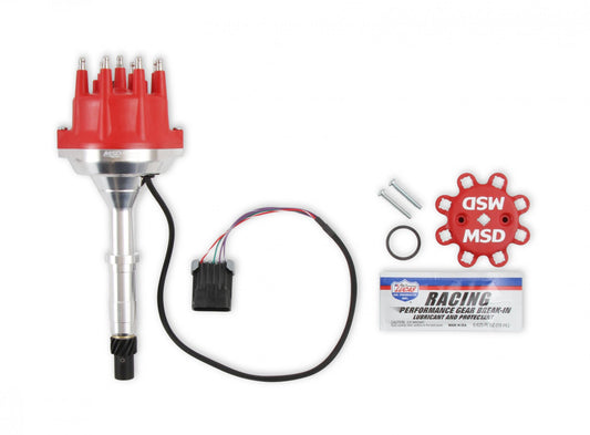 Amc V-8 EFI Dual Sync Distributor Fits 290, 304, 343, 360, 390, 401 Amc Engines. Dual Sync EFI Distributors Designed To Work With Holley Efi, And Other Sequential EFI Systems That Support Hall Effect Crank And Cams Sensor Inputs MSD Ignition-1